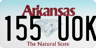 AR license plate 155UOK