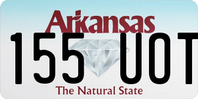 AR license plate 155UOT