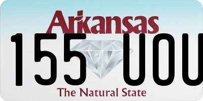 AR license plate 155UOU