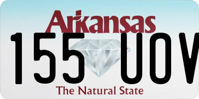 AR license plate 155UOV