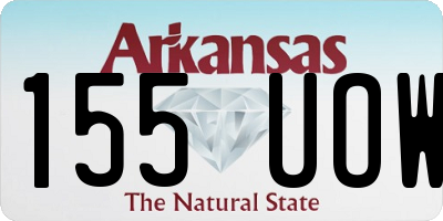 AR license plate 155UOW