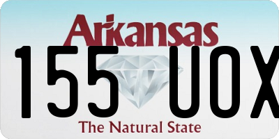 AR license plate 155UOX