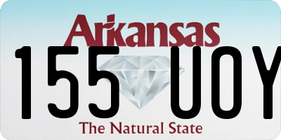 AR license plate 155UOY