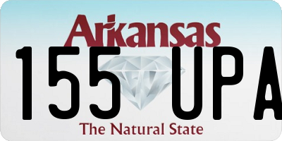 AR license plate 155UPA