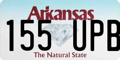 AR license plate 155UPB