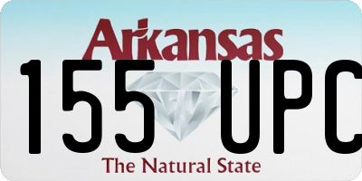 AR license plate 155UPC