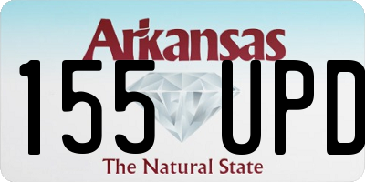 AR license plate 155UPD