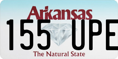 AR license plate 155UPE