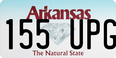 AR license plate 155UPG