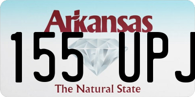 AR license plate 155UPJ