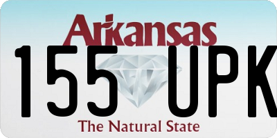 AR license plate 155UPK