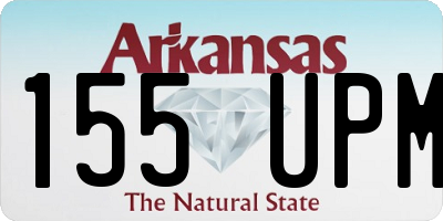 AR license plate 155UPM