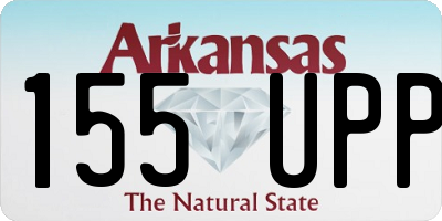 AR license plate 155UPP