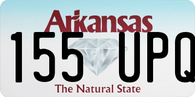 AR license plate 155UPQ