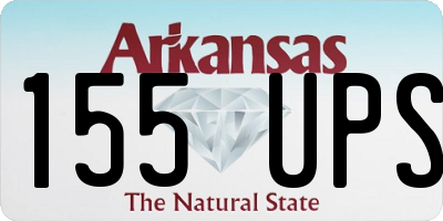 AR license plate 155UPS