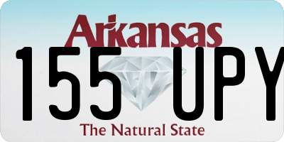 AR license plate 155UPY