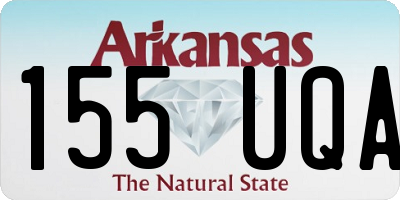 AR license plate 155UQA