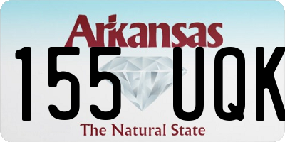 AR license plate 155UQK