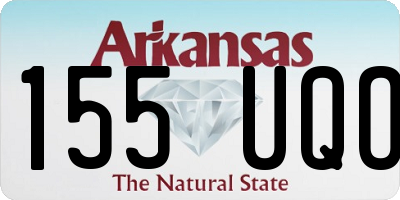 AR license plate 155UQO