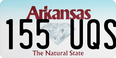 AR license plate 155UQS