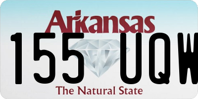 AR license plate 155UQW