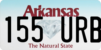 AR license plate 155URB