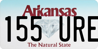 AR license plate 155URE