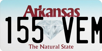 AR license plate 155VEM
