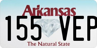 AR license plate 155VEP