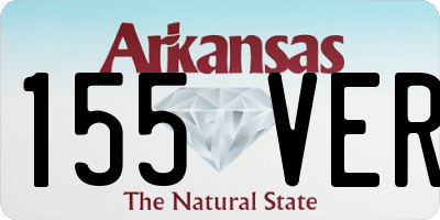 AR license plate 155VER