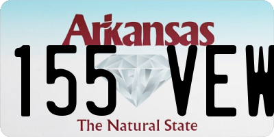 AR license plate 155VEW