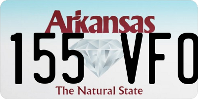 AR license plate 155VFO