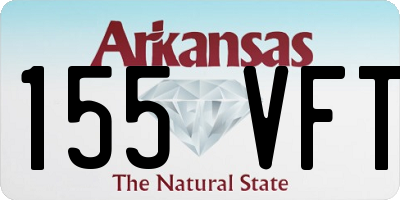 AR license plate 155VFT