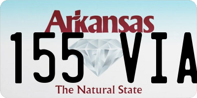 AR license plate 155VIA
