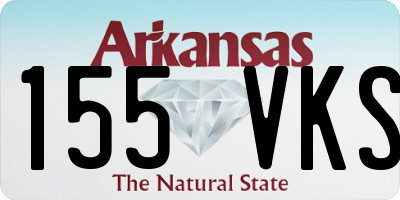 AR license plate 155VKS