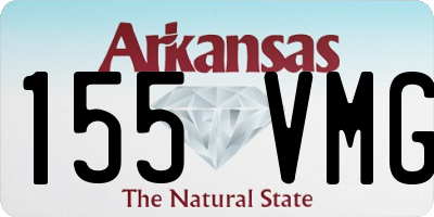 AR license plate 155VMG