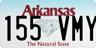AR license plate 155VMY