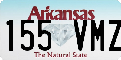 AR license plate 155VMZ