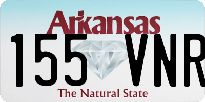 AR license plate 155VNR