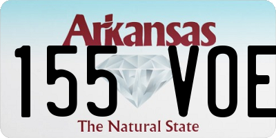 AR license plate 155VOE
