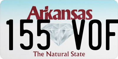 AR license plate 155VOF