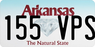 AR license plate 155VPS