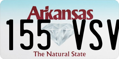 AR license plate 155VSV