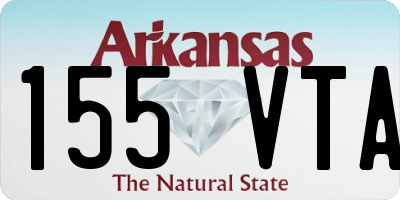 AR license plate 155VTA