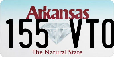 AR license plate 155VTO