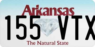 AR license plate 155VTX