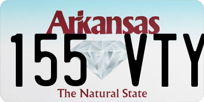 AR license plate 155VTY