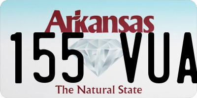 AR license plate 155VUA