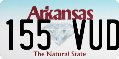 AR license plate 155VUD