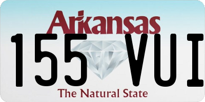 AR license plate 155VUI